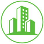 Kelly Office Solutions Charlotte green location page icon for address